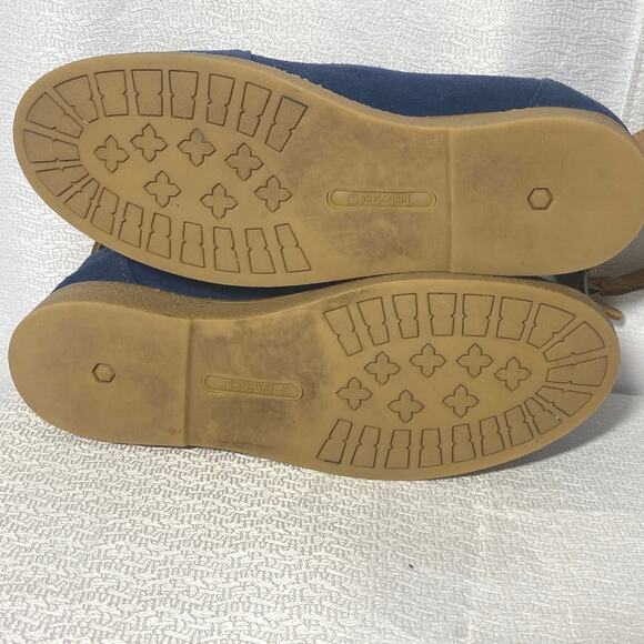 TIMBERLAND PAXTON HILL Blue Suede Ankle Strap Sandals women sz 7 - Picture 6 of 7